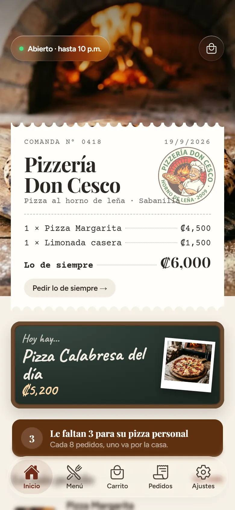 La app se abre al acercar el celular
